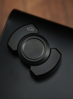 3合1变形指尖陀螺啪啪币EDC减压推牌解压玩具不锈钢三体小方块