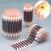 碘伏棉棒100支旅行皮肤消毒液伤口消毒清洁杀菌便携式 一次性棉签