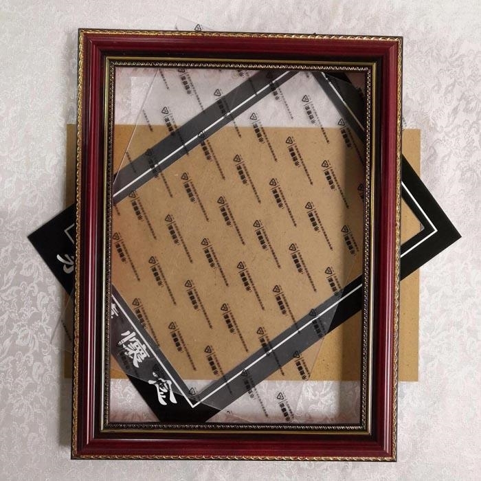 实木遗像相框 老人像 a4 a3遗像框 1216寸老人卡纸挂式墙画框