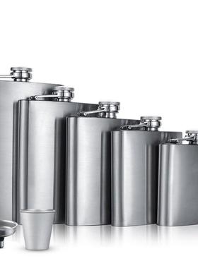 Wine Pot Stainless Steel Hip Flask 2-12oz 不锈钢随身便携酒壶