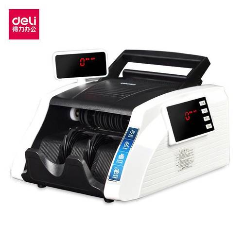 得力3925s点钞机新版人民币验钞机无需升级全智能混点c类验钞机便携式小型旋转屏点钞机