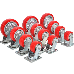 静音万向轮4寸5寸6寸8寸脚轮重型工业定向刹车轮平板车手推车轮子