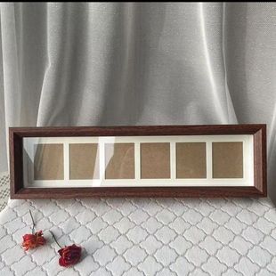 六行人民币相框6行福币增运夺金招财进宝六联保存收藏六行相框