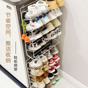 阳台悬挂鞋架儿童鞋架宝宝小型鞋子专用收纳架上墙免安装壁挂多层