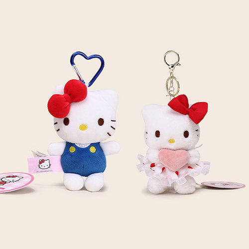 正版联名hellokitty玩偶公仔kt猫挂件凯蒂猫毛绒包包挂件礼物女生
