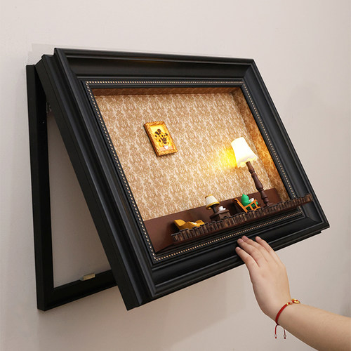 diy可置物磁吸电表箱装饰画