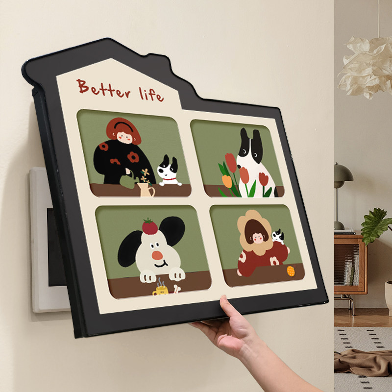 多巴胺电表箱遮挡装饰画