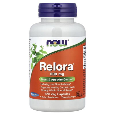 NOW诺奥美国进口压力Relora食欲控制胶囊300mg皮质醇120粒
