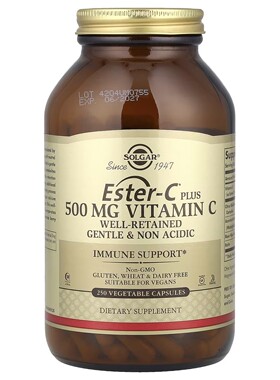 solgar美国进口酯化Ester-C维生素C含芦丁500mg成人VC250粒