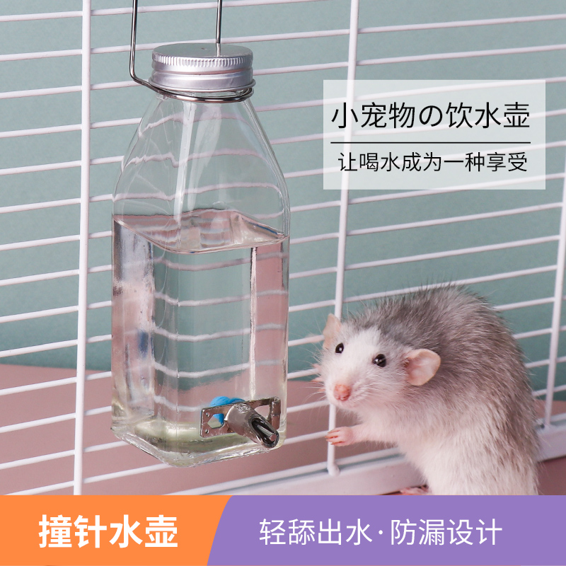 龙猫撞针水壶鹦鹉刺猬宠物松鼠