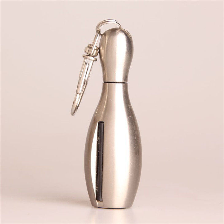 创意个性万次火柴打火机男士防风防水多功能钥匙扣迷你便携油火柴