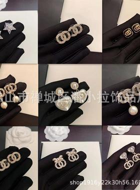 Hollow Gold Color Hoop Earrings for Women Luxury Trendy Fema