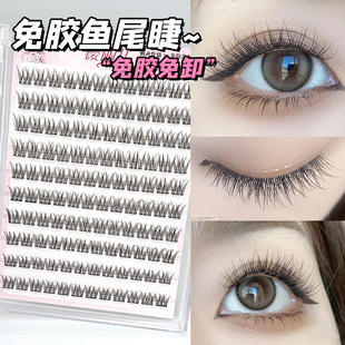 Glue-Free Cluster Lashes Individual False Eyelashes Extensio