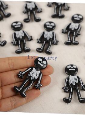 20Pcs Scary Halloween Stretchable Skull Skeleton Anti Stress