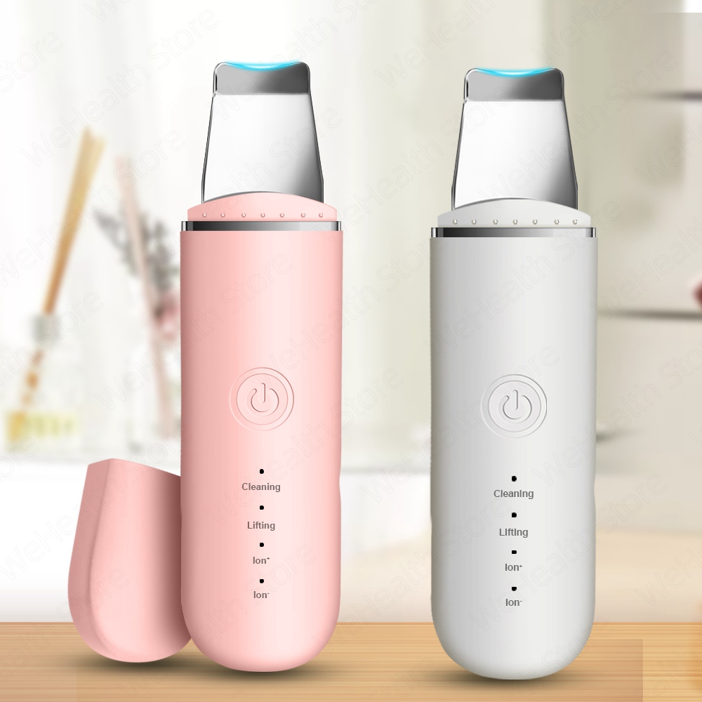 Skin Ultrasonic Scrubber Deep Face Cleaning Machine Peeling