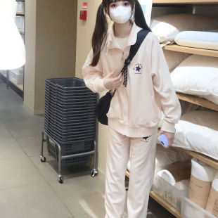 春秋卫衣裤 墨秋jk原创星动预告休闲运动套装 子女士制服二件套清仓