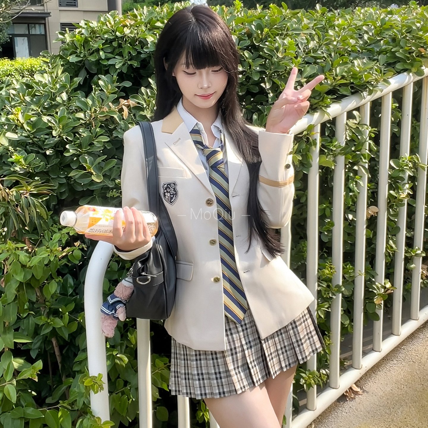 墨秋JK制服日系学院风榛果西服