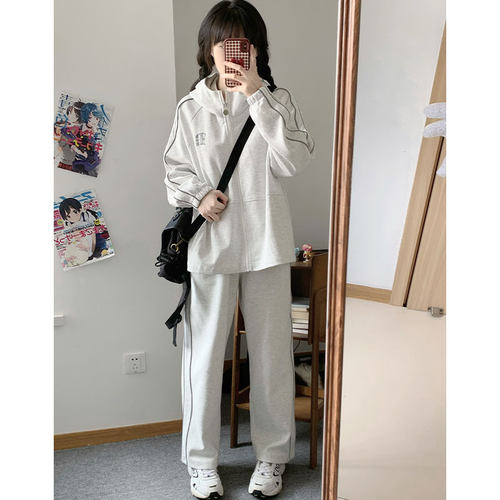 墨秋JK制服小音符运动卫衣两件套