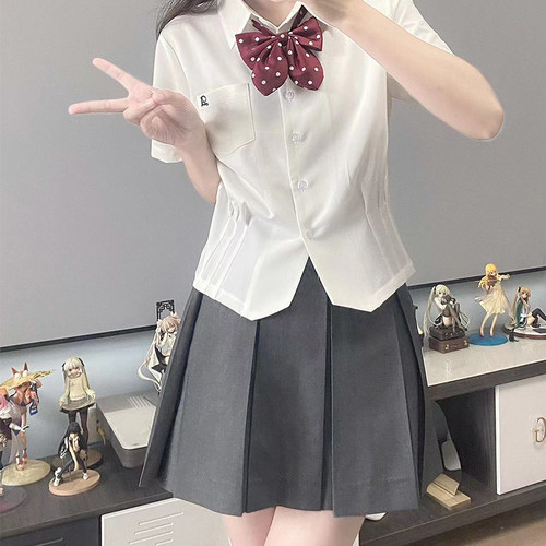 墨秋jk原创设计短袖衬衫