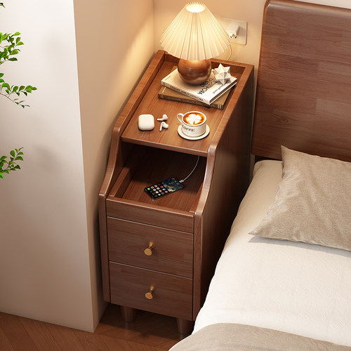 小户型家用卧室床头置物收纳柜子