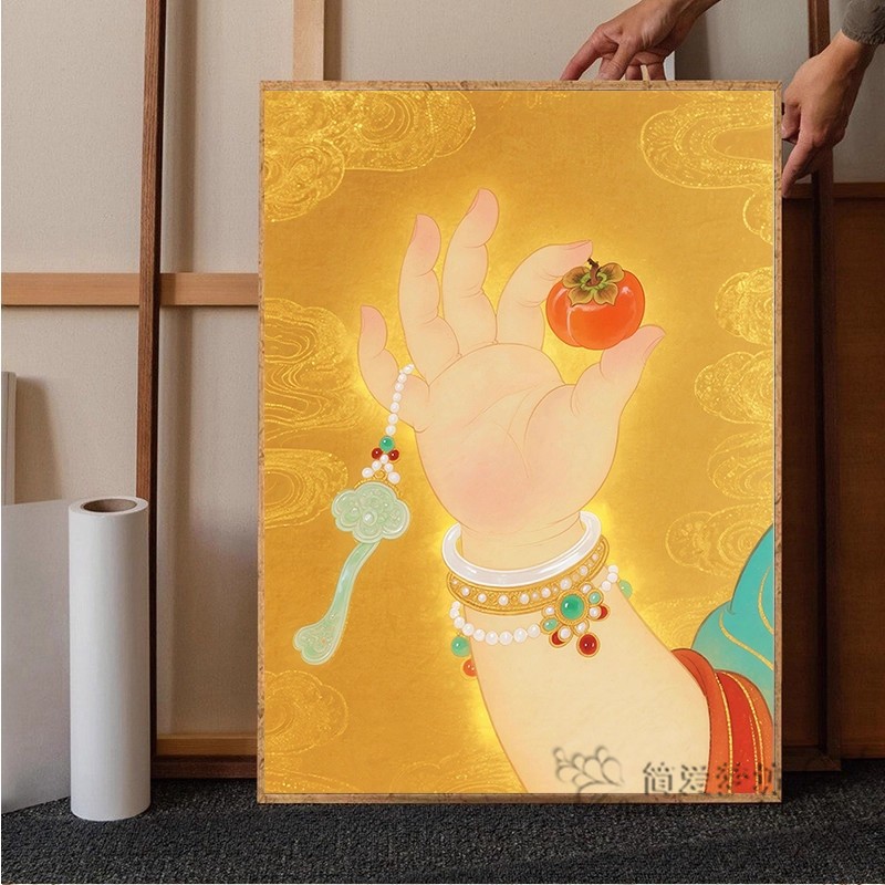 十字绣2025新款线绣中国风吉祥如意佛手自己绣小件diy刺绣钻石画