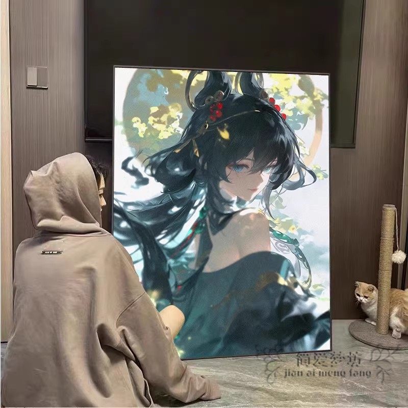 印花十字绣2026新款满绣卡通什么人物简单diy自制刺绣钻石画满钻,居家布艺,十字绣套件,淘宝优惠券,粉丝福利购,淘宝优惠卷