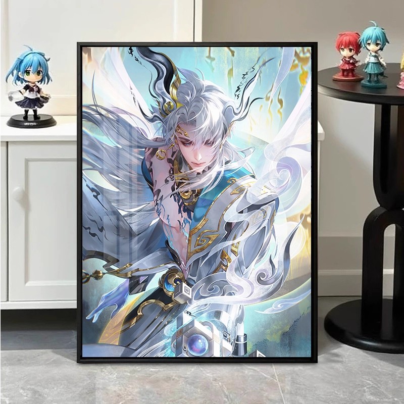 印花十字绣2026新款满绣卡通动漫王者荣耀司马懿简单刺绣钻石贴画