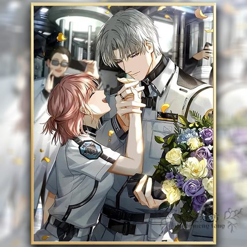 光与夜之恋 查理苏2025新款十字绣小件卡通情侣钻石画diy手工贴钻