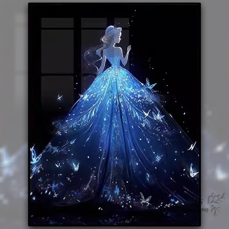 梦幻公主客厅卧室十字绣满绣2023