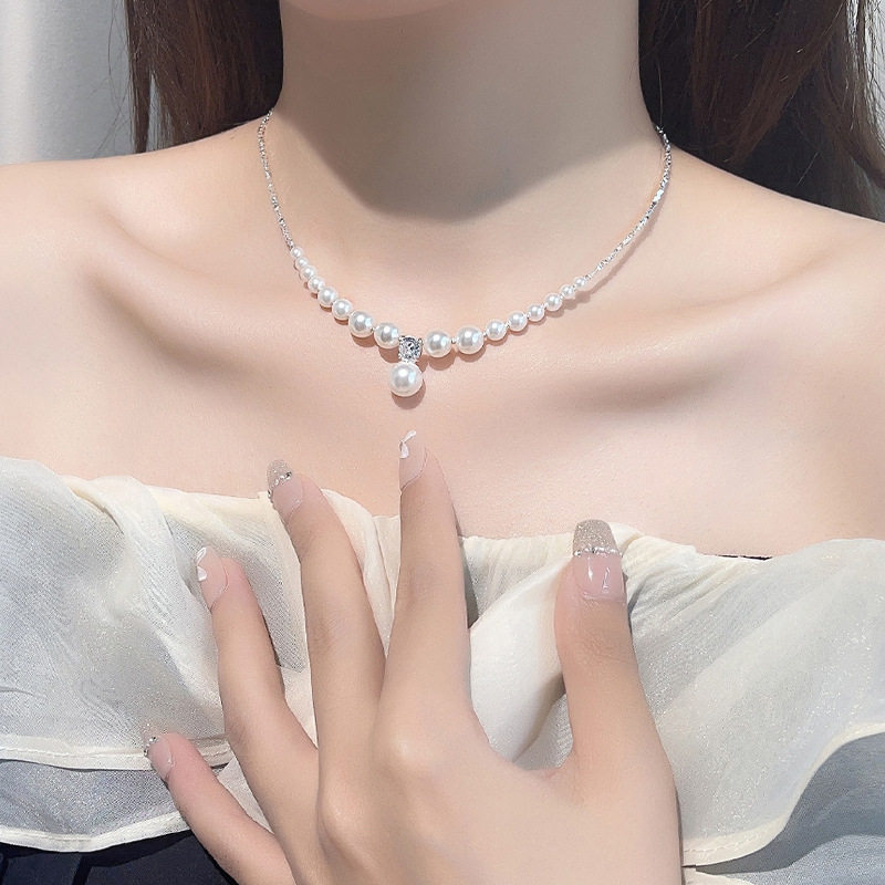S925银满天星项链女轻奢