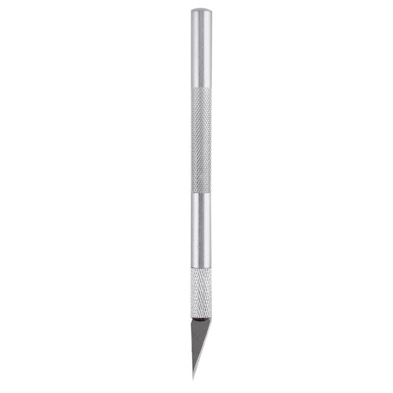Handle Scalpel Blade Knife Wood Paper Cutter Craft Pen Engra