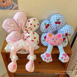 可爱玩偶花朵大肠发圈女2025新款 扎头发发绳高级感头花头绳头饰夏