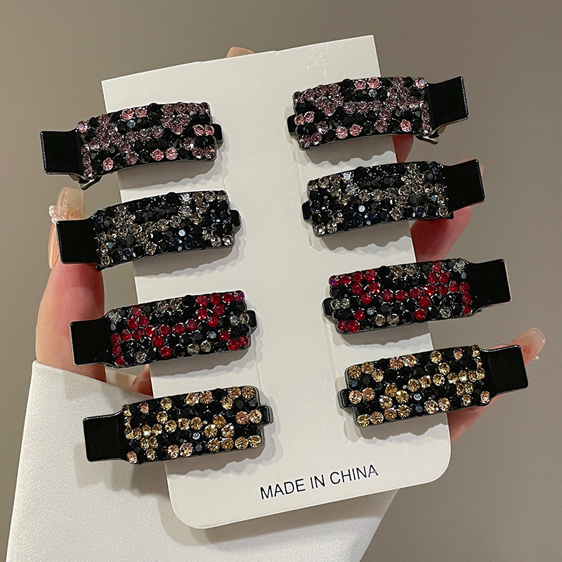 彩钻发夹刘海夹公主头编发小抓夹