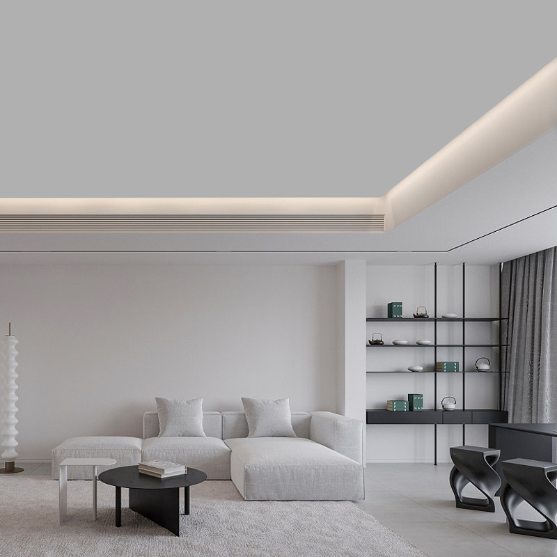 至御客厅天花吊顶led铝合金明装智能嵌入式无边框铝槽线性灯GH5,家装灯饰光源,线性灯,淘宝优惠券,粉丝福利购,淘宝优惠卷