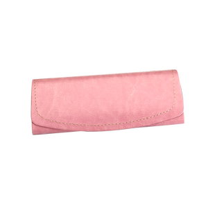 眼镜盒男女防摔压便携收纳盒高级皮质手工学生简约高档超轻眼睛盒