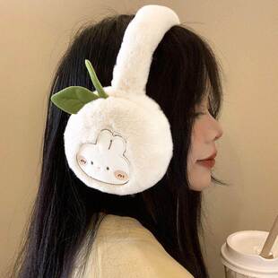 可爱耳罩保暖耳套卡通护耳耳暖毛绒耳朵防冻捂子冬天少女耳包冬季