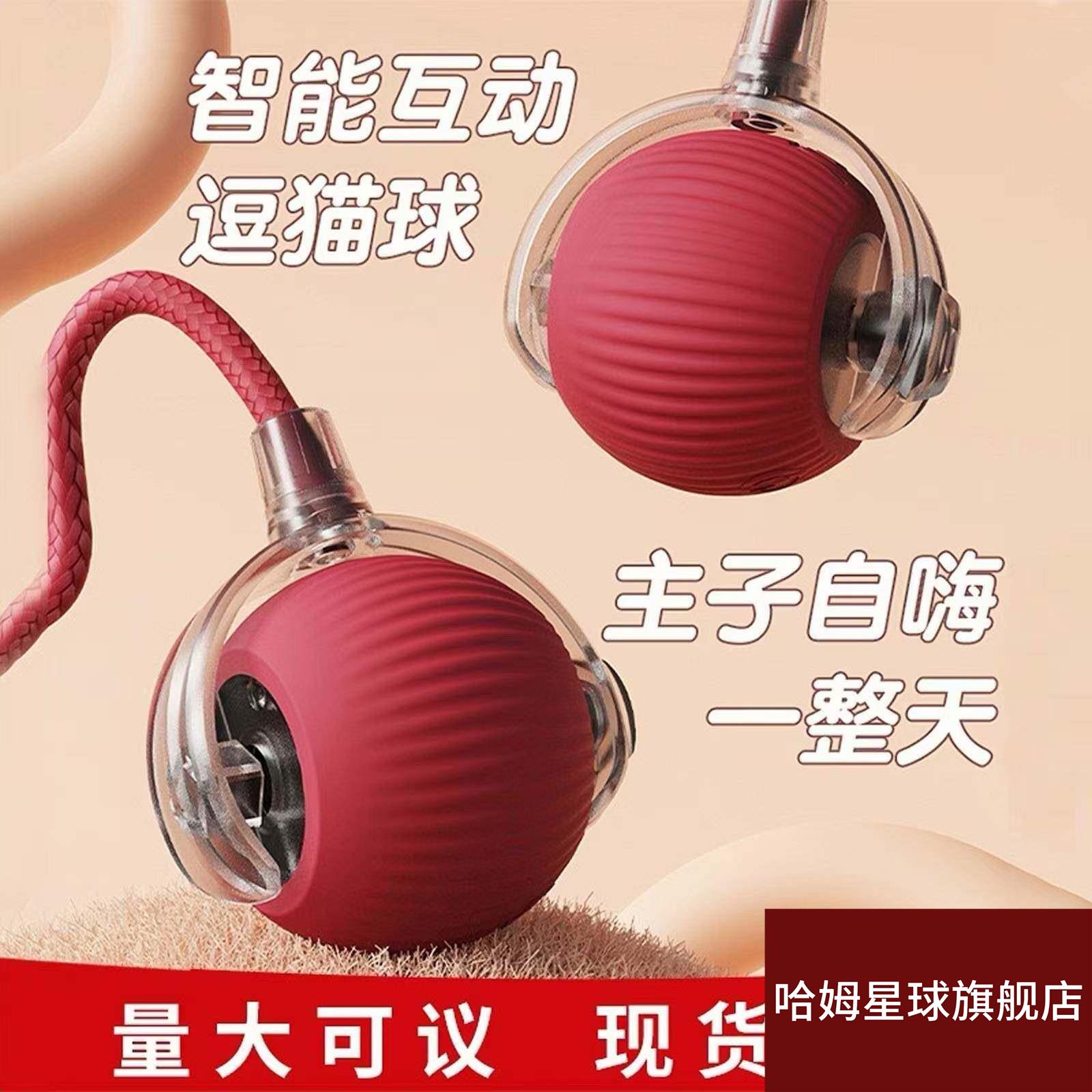 狗狗玩具球自嗨解闷电动逗狗神器智能耐咬泰迪博美比熊小狗宠物球