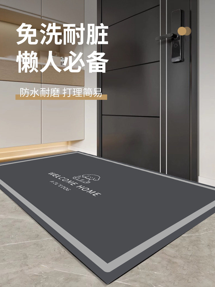 入口门地板垫入口门地毯2025新型Pvc可擦拭免洗耐污入口家庭防滑