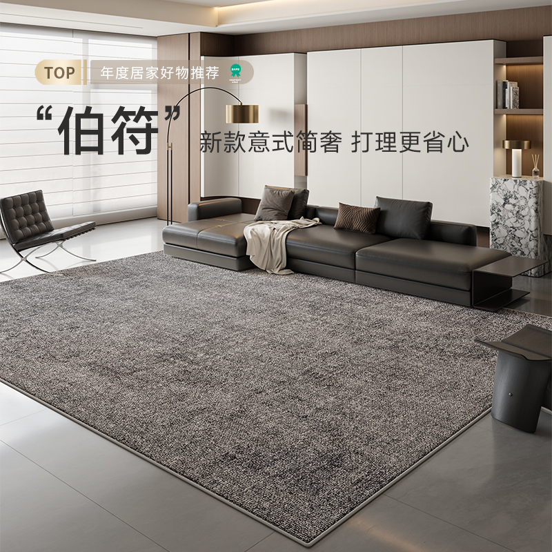 客厅地毯意式极简新款防水免打理