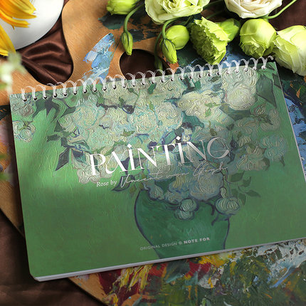 NOTE FOR 高颜值离型纸本艺术手绘A4手帐离型本手账胶带贴纸收纳菱离形本A5图鉴离行本B5加厚手账离形本