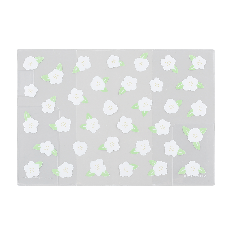 NOTE FOR 基础手帐内芯专用透明PVC胶套封皮书衣a6a5手账本芯封套a6B6透明PVC保护套手帐本封皮封套