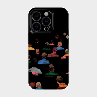 芸芸众生 适用iPhone16苹果17promax手机壳新款全包软壳15小众高级感艺术14原创设计13不撞款12华为pura70pro