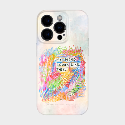 混乱思绪韩系ins艺术小众手机壳