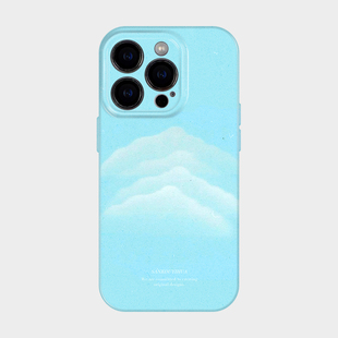 适用iPhone苹果16promax手机壳保护外壳15plus超好看独特14艺术感ins小众设计13简约轻奢风12不撞款 云层之上
