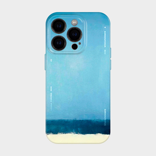 适用华为iPhone苹果16promax手机保护壳15plus简约ins风14超好看高级感轻奢13艺术小众不撞款 海天交界 mate70