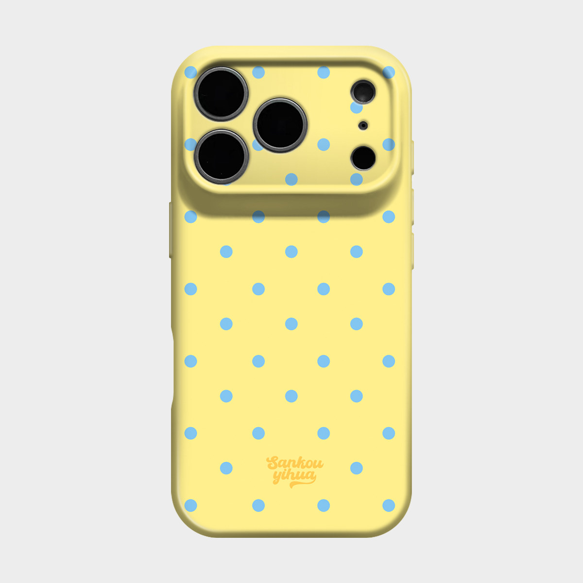 波点芝士黄 适用iPhone16苹果17promax手机壳18promax新款小米15独特好看14pm简约韩系ins风13艺术小众不撞款图片