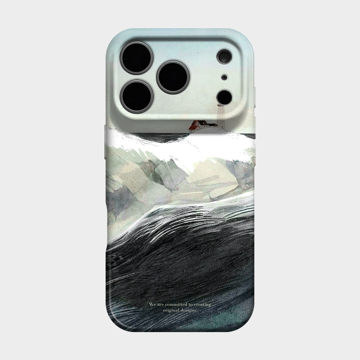 灯塔 适用iphone17苹果16promax手机保护壳18pro系列浮世绘14pm轻奢高级感艺术13独特小众不会撞壳小米15全包图片