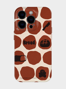 面包香气 适用iphone17pm苹果16promax手机保护壳15韩系ins风艺术14秋冬高级感女生13气质名媛女式华为pura70