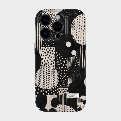 黑白日记 适用iPhone苹果16promax手机保护壳新款外壳15plus高级感艺术14pm轻奢ins风13mini小众独特设计感12