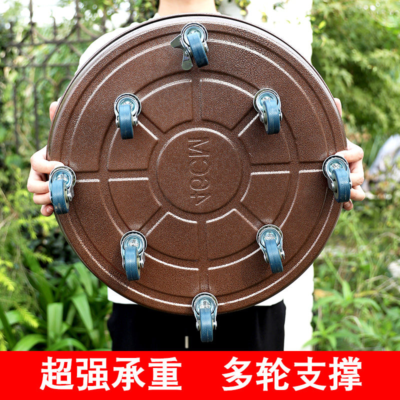 金属铁艺可移动花盆托盘带轮子滚轮花盆底座托盘万向轮承重花盘底,鲜花速递/花卉仿真/绿植园艺,花托/移动托盘,淘宝优惠券,粉丝福利购,淘宝优惠卷